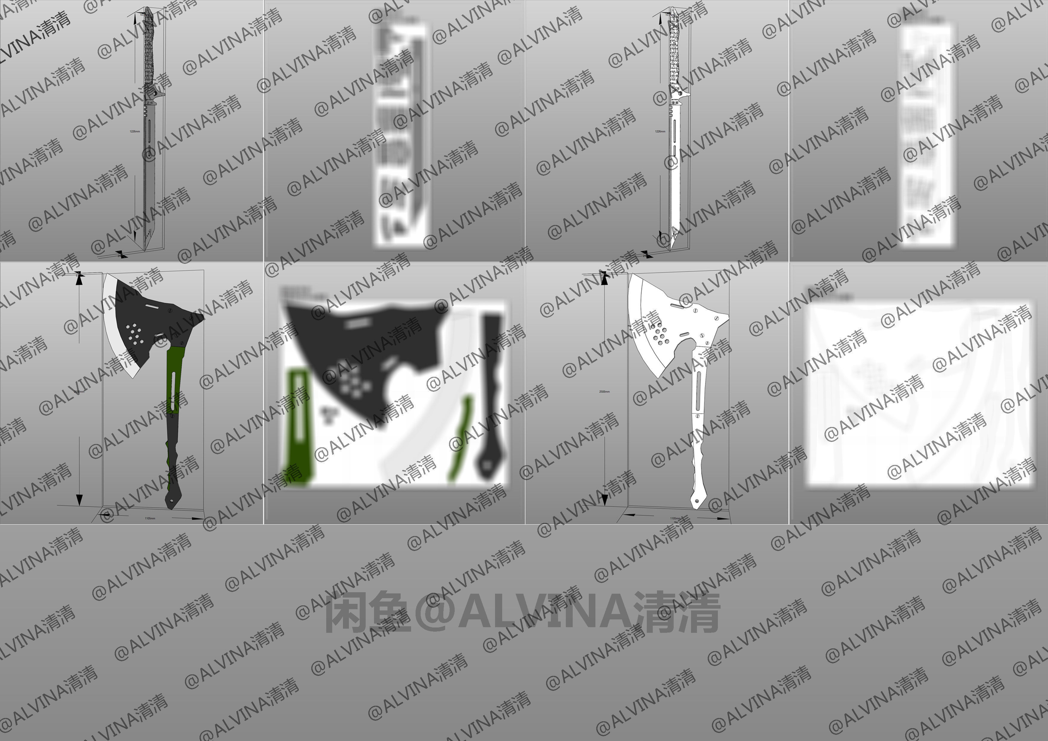 Kaiju No 8 Armor - DIY Cosplay Pepakura Foam Template Low-poly 3D model_8