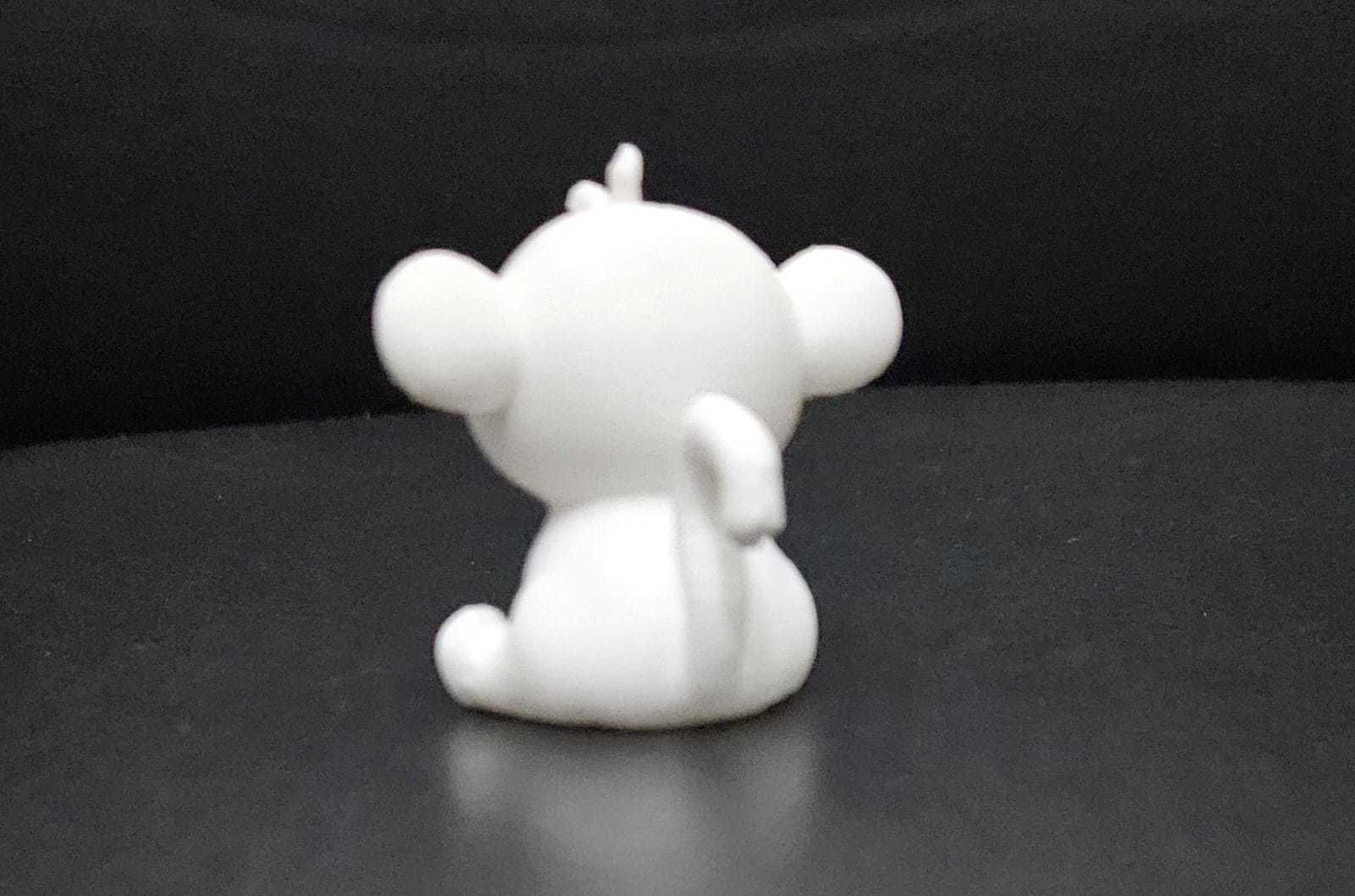 Cute Sitting Monkey 3D print model_8