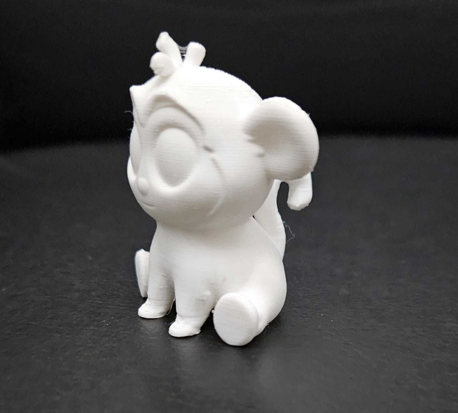 Cute Sitting Monkey 3D print model_6