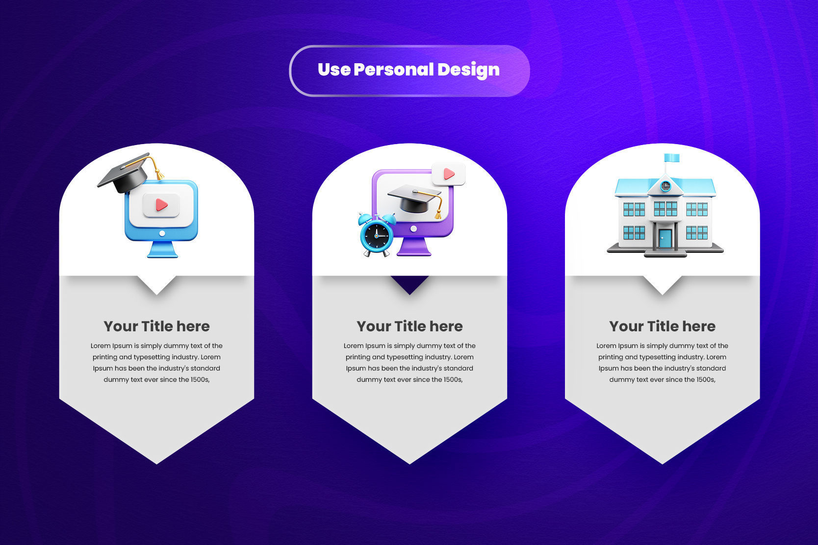 Teacher day 3d Illustration Icon Pack 3D model_3