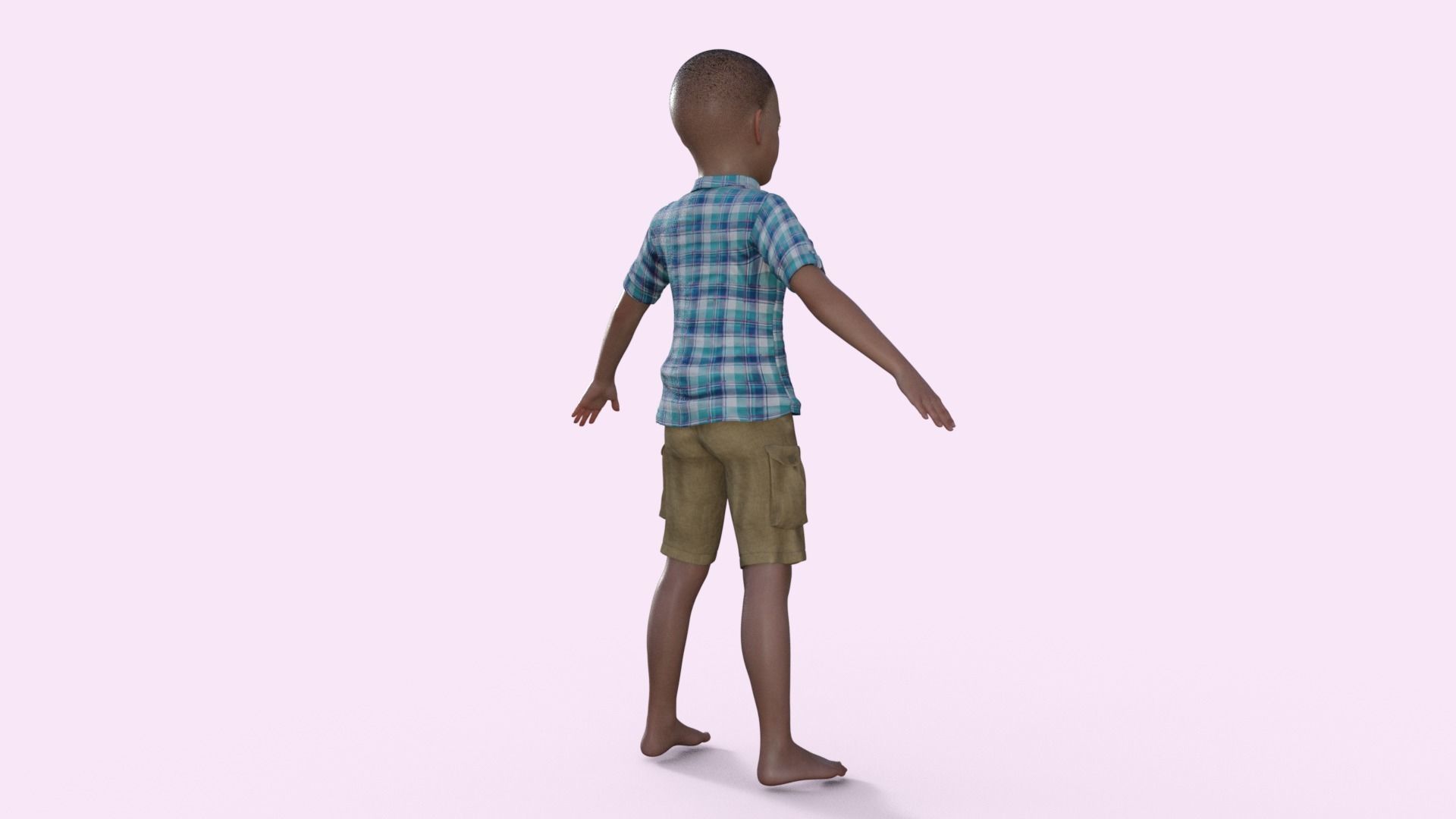 3D Realistic Boy Rigged 3D model_35