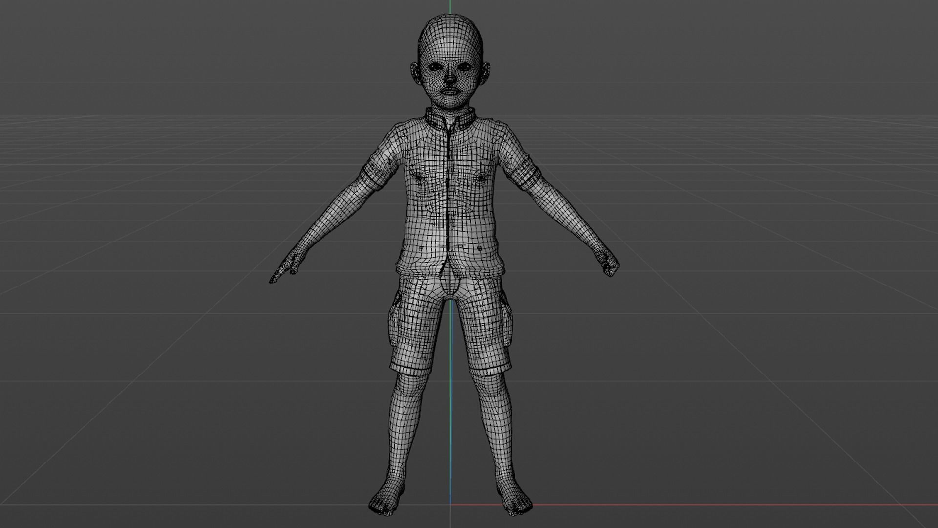 3D Realistic Boy Rigged 3D model_36