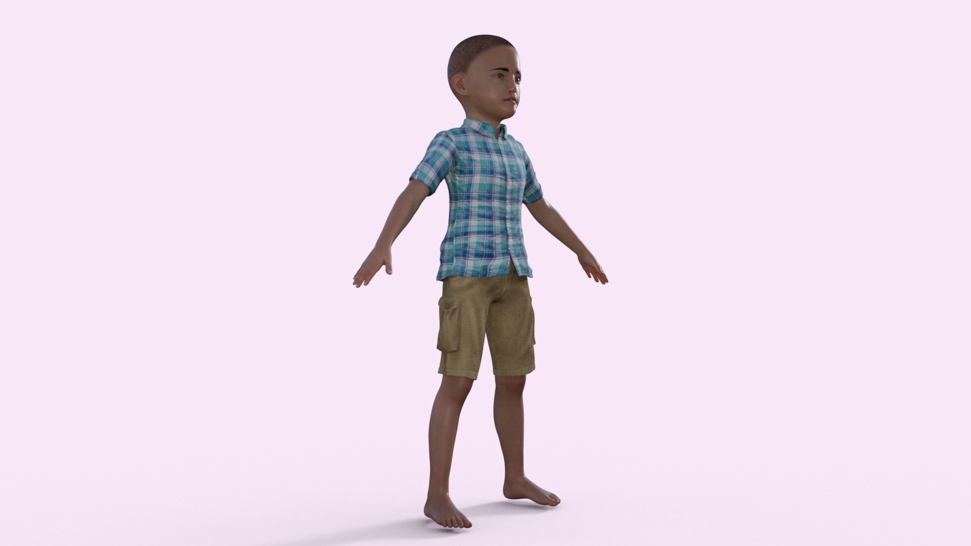 3D Realistic Boy Rigged 3D model_32