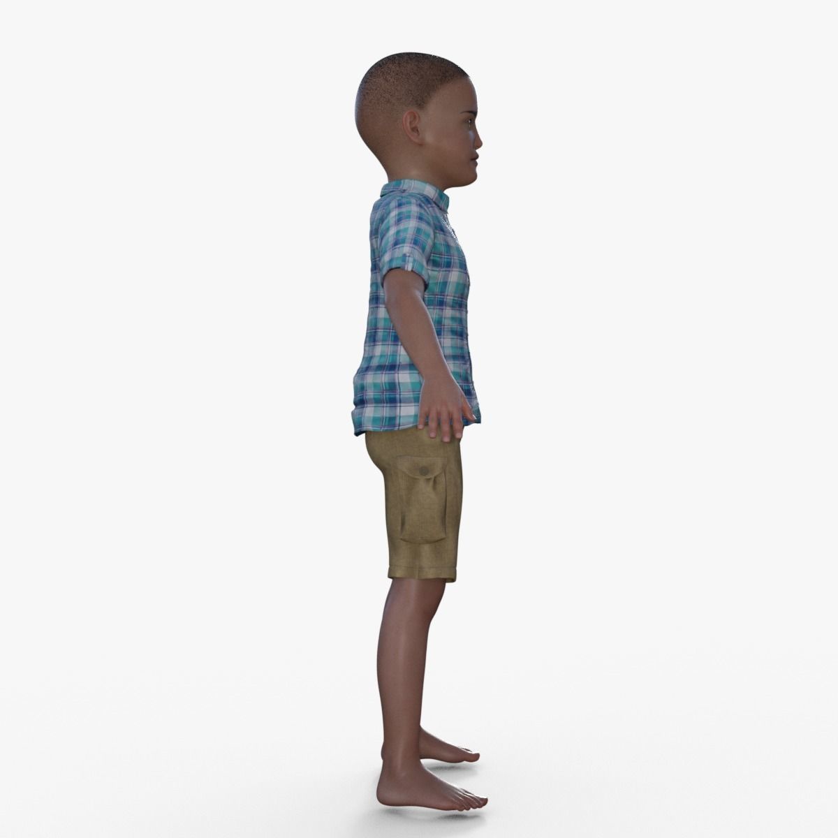 3D Realistic Boy Rigged 3D model_6