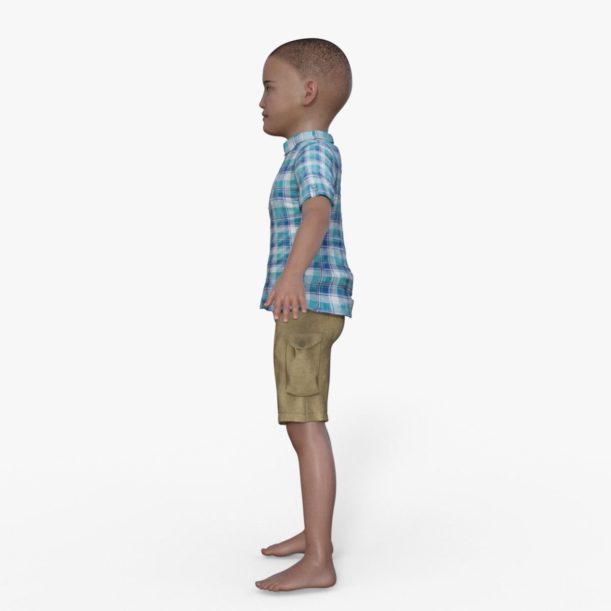 3D Realistic Boy Rigged 3D model_10