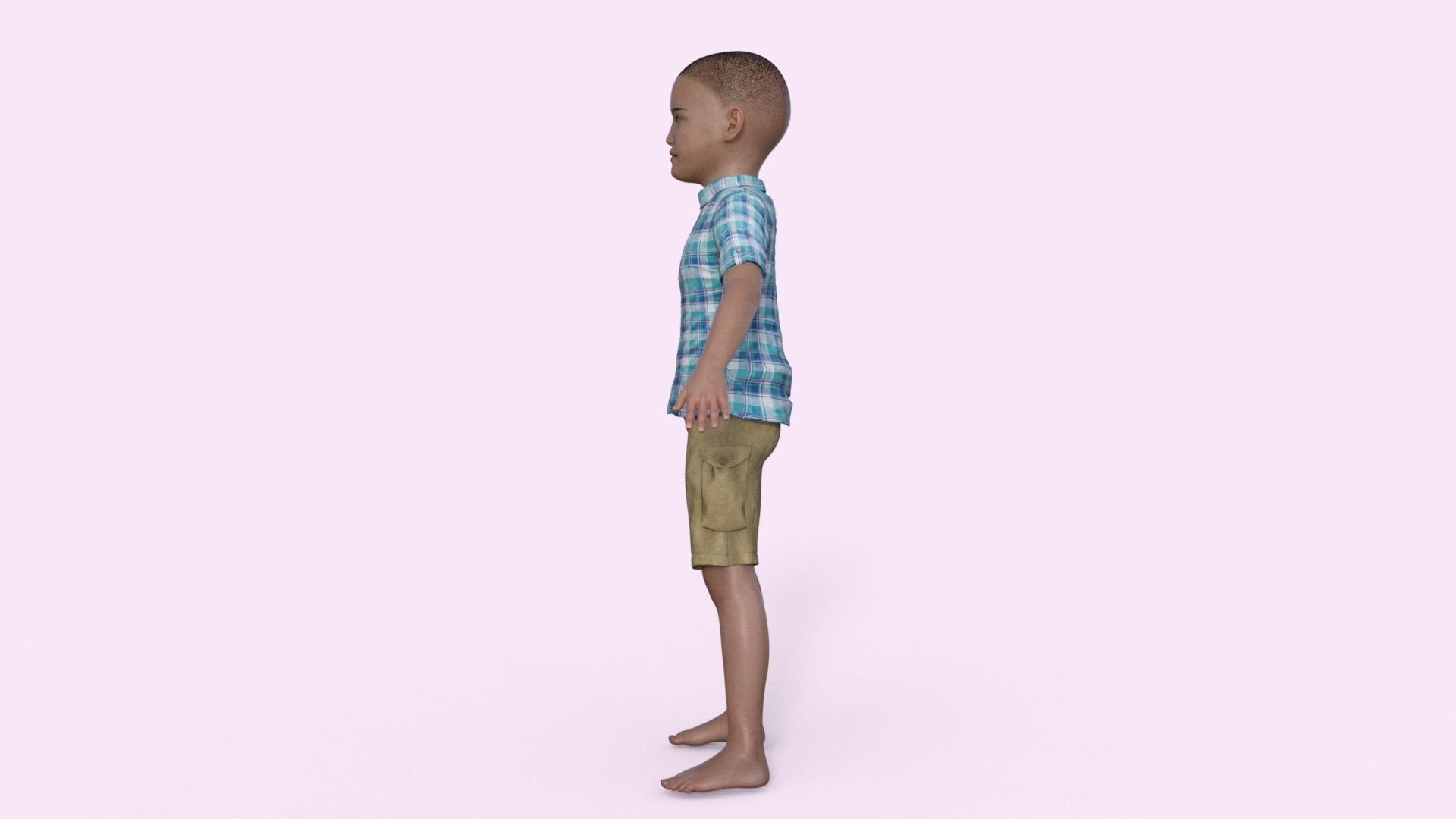 3D Realistic Boy Rigged 3D model_25