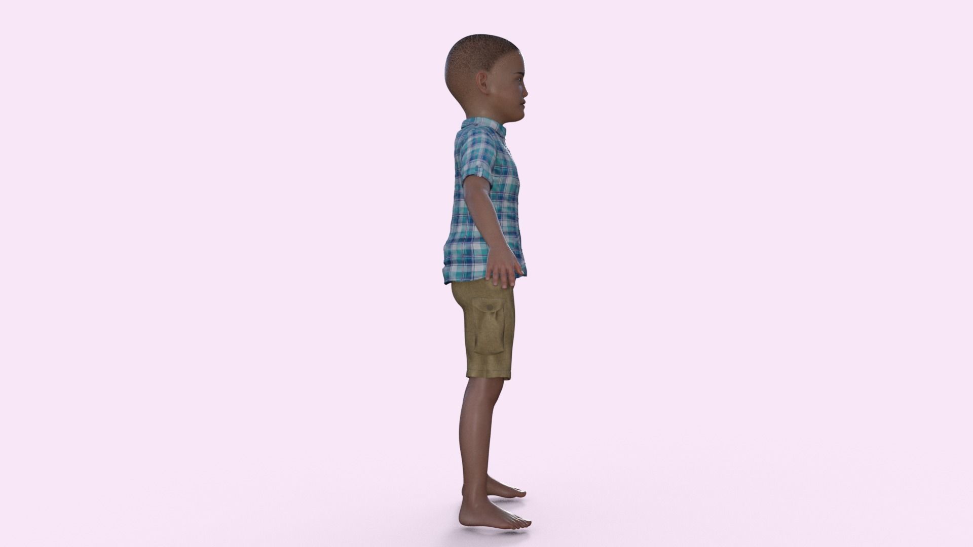 3D Realistic Boy Rigged 3D model_24