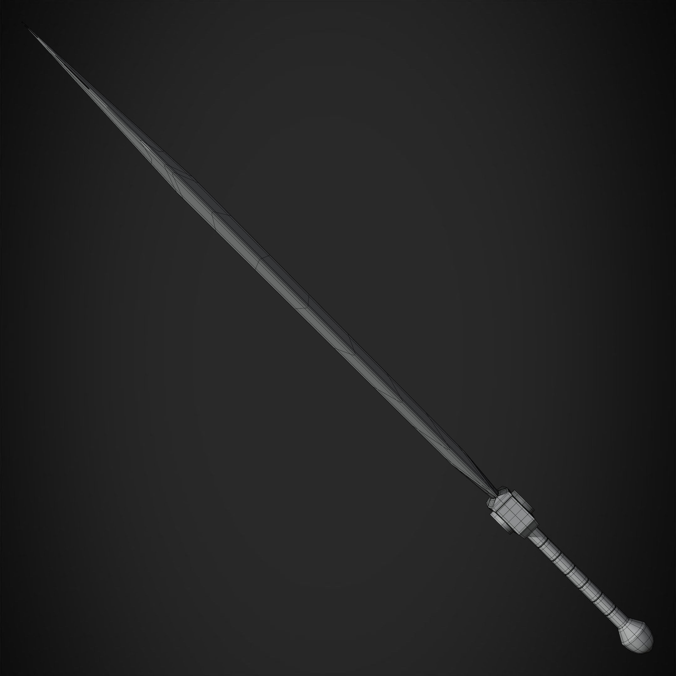 Dark Souls Black Iron Tarkus GreatSword for Cosplay 3D print model_19