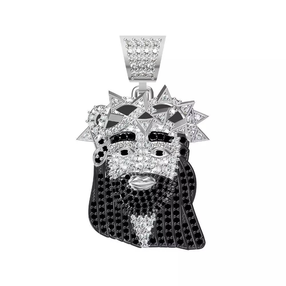 JCD and STL Jesus 3D Face CAD Model - Instant Digital Download 3D print model_0