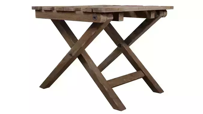 Folding Wooden Stool