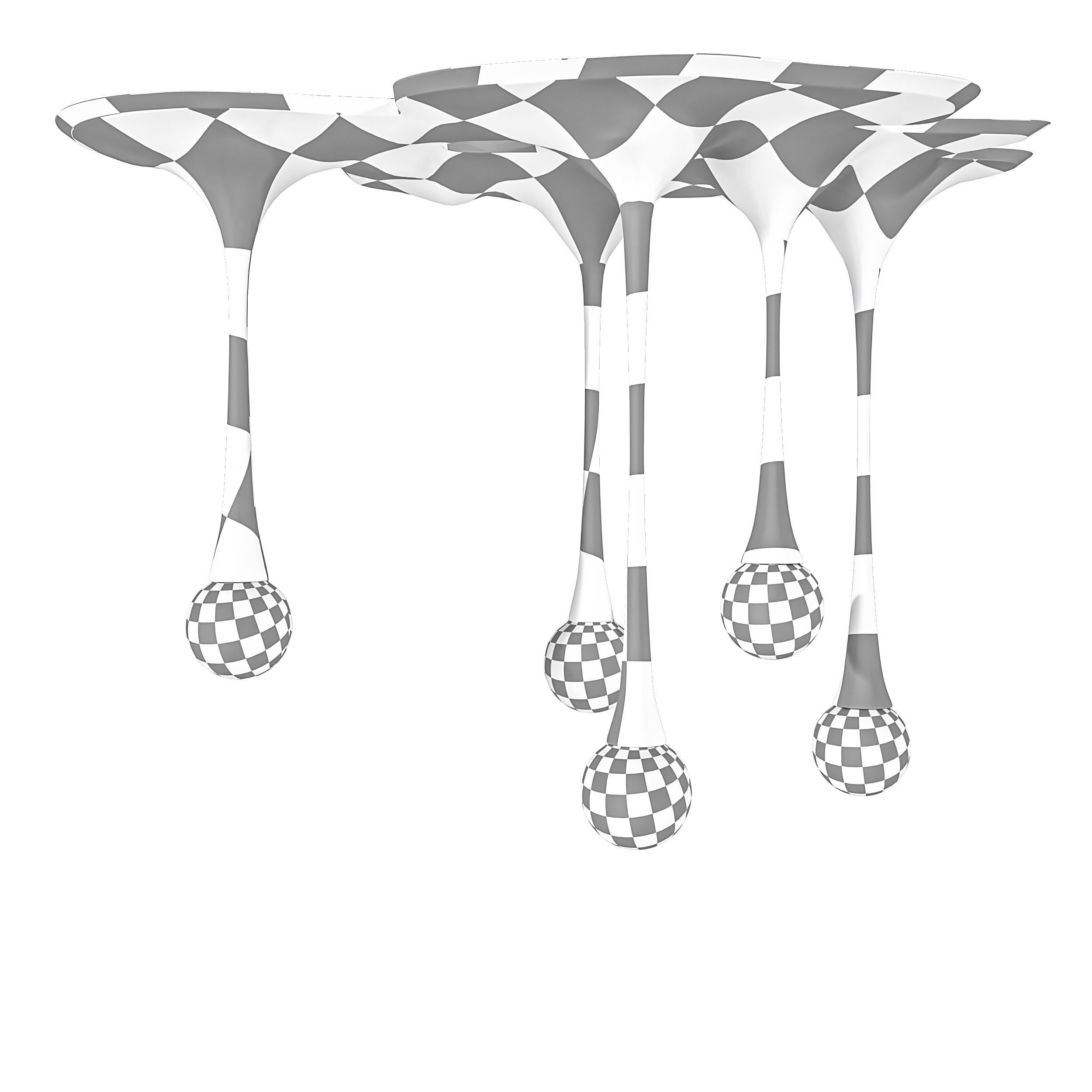 Chandelier Honey by Mainguilty 3D model_7