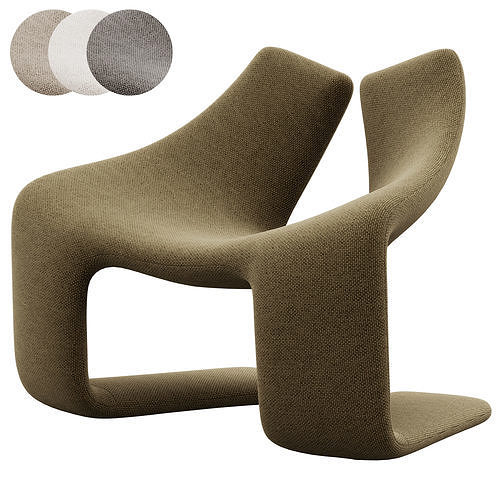 Zen Lounge Chair by Kwok Hoi Chan 3D model