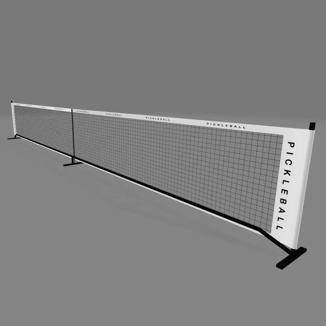 Pickleball net 3D model_0