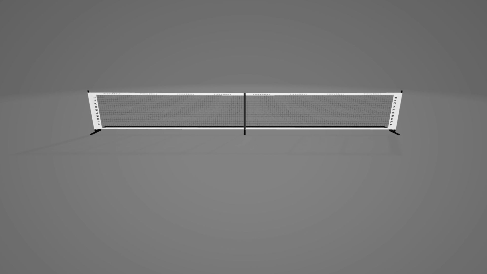 Pickleball net 3D model_4