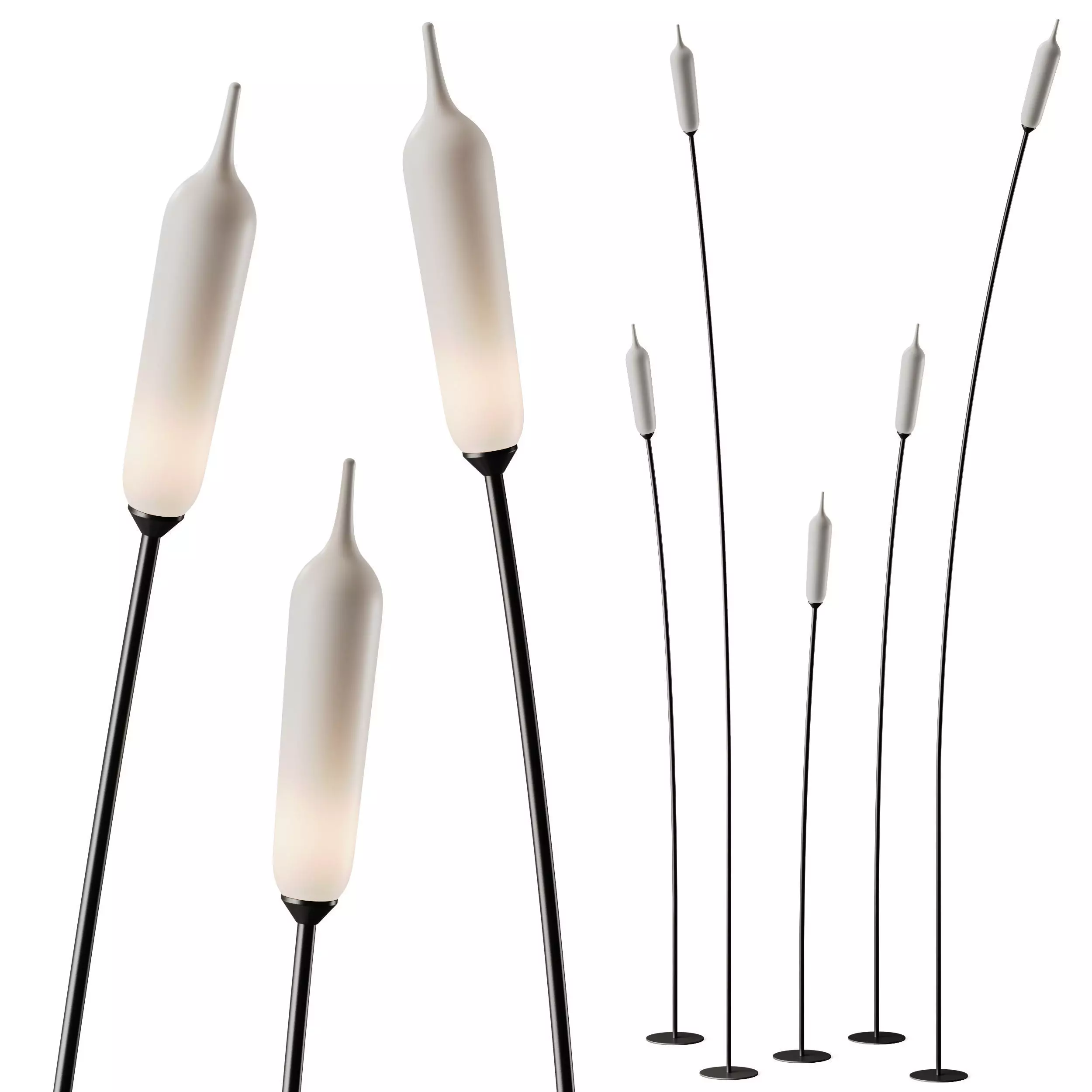 Karman Nilo Outdoor Floor Lamp 3D model_0