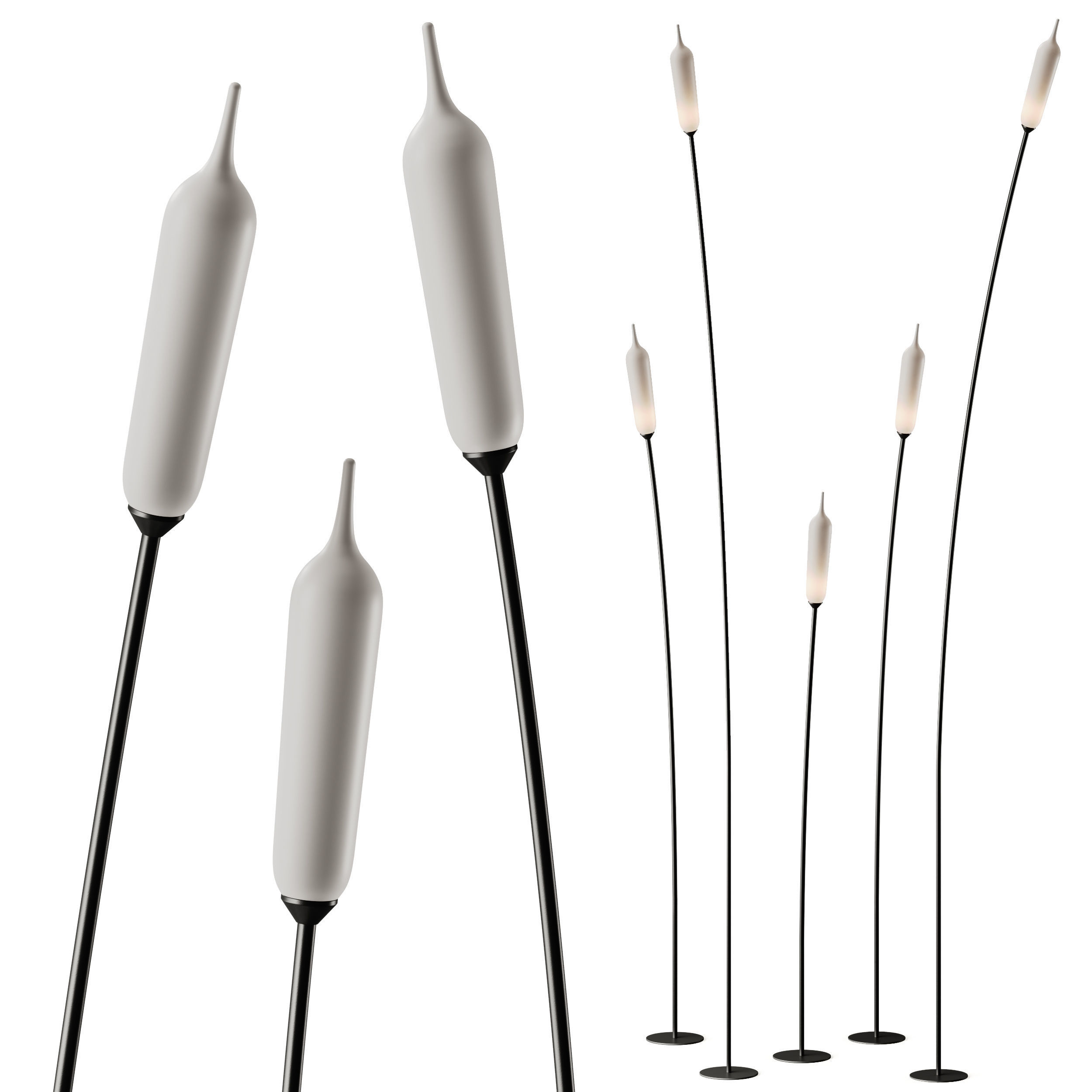 Karman Nilo Outdoor Floor Lamp 3D model_2