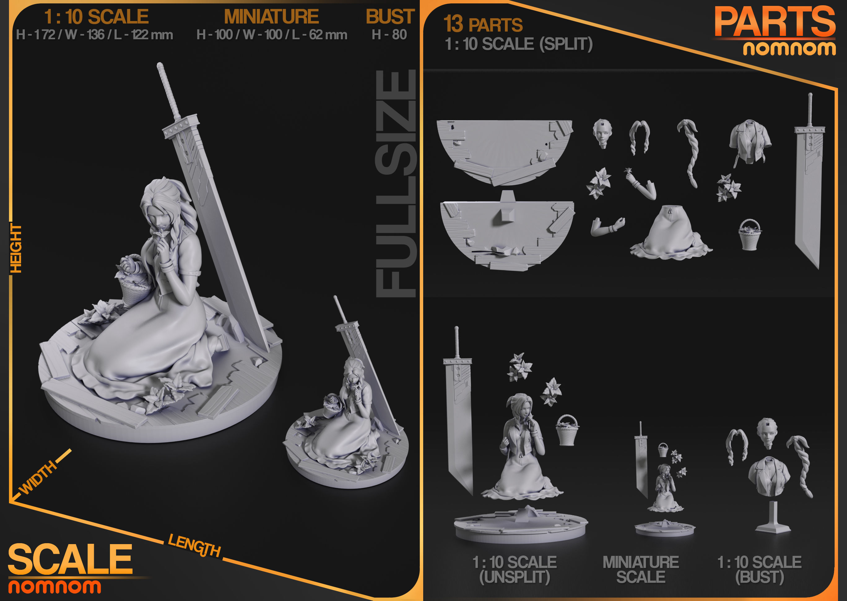 Final Fantasy VII Pack 3D print model_3