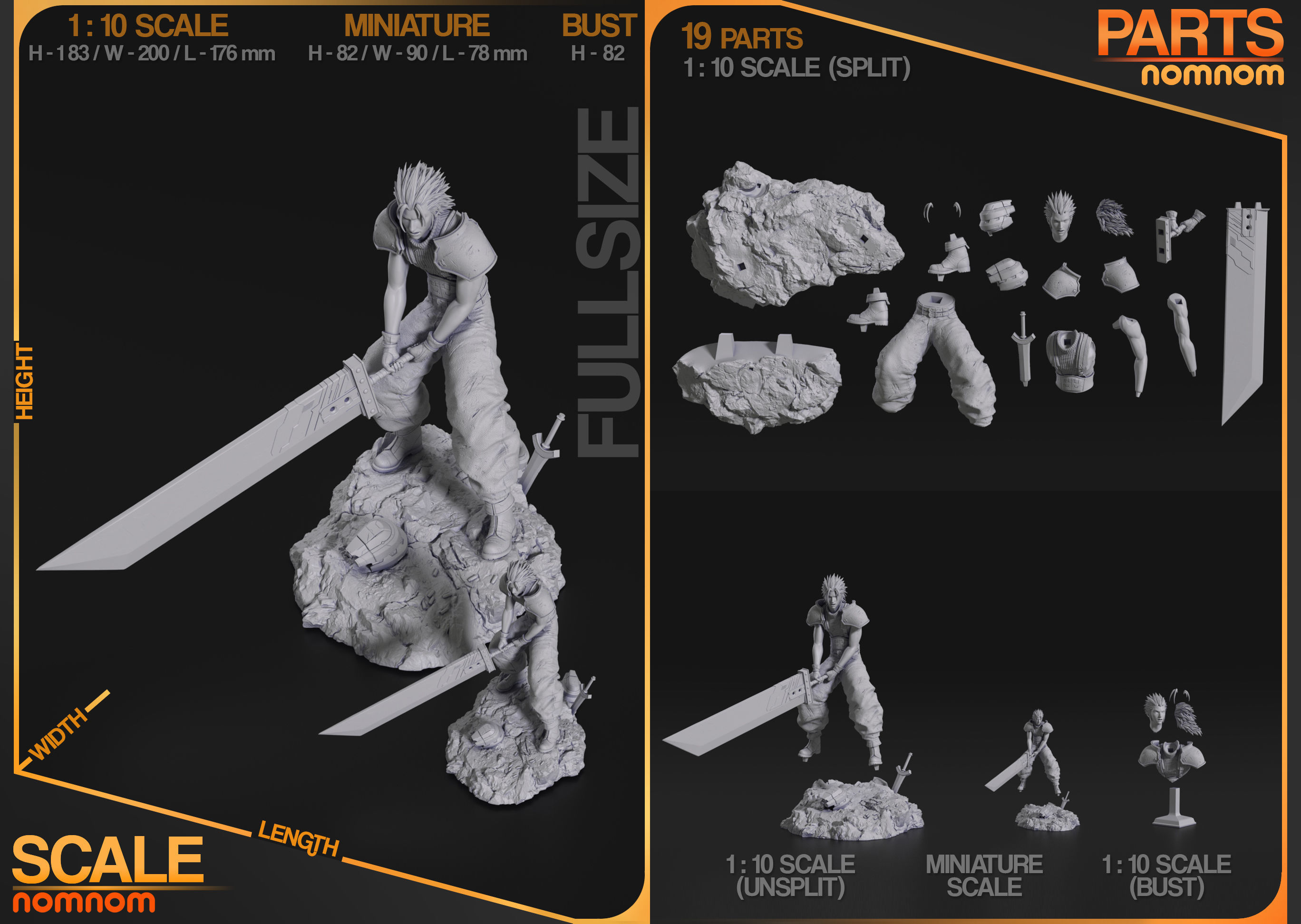 Final Fantasy VII Pack 3D print model_50
