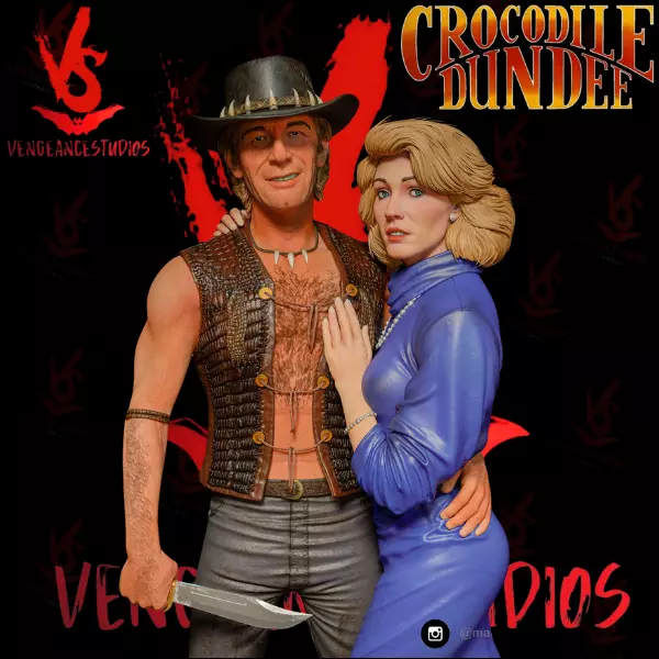Crocodile Dundee 3D print model