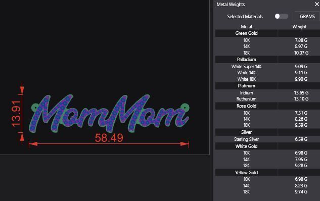 MomMom Pendant 3D print model_3