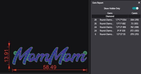 MomMom Pendant 3D print model_4