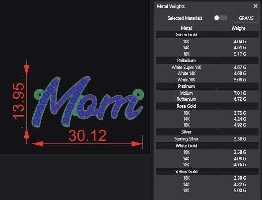 Mom Pendant 3D print model_2