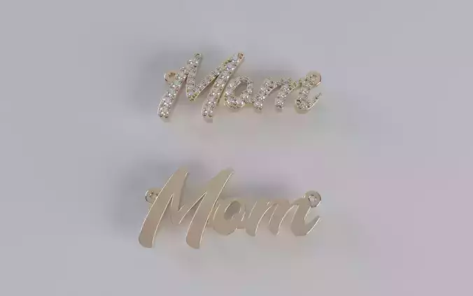 Mom Pendant 3D print model
