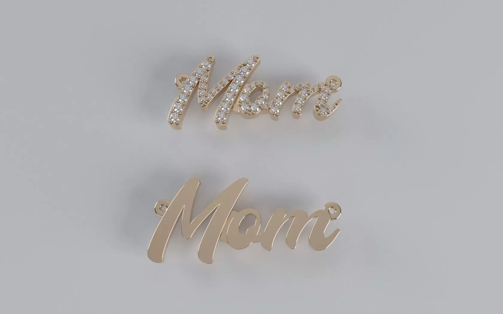 Mom Pendant 3D print model_0