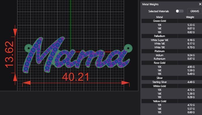 Mama Pendant 3D print model_3