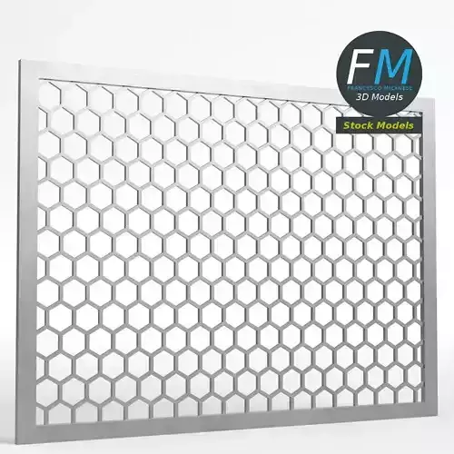 Honeycomb grid panel