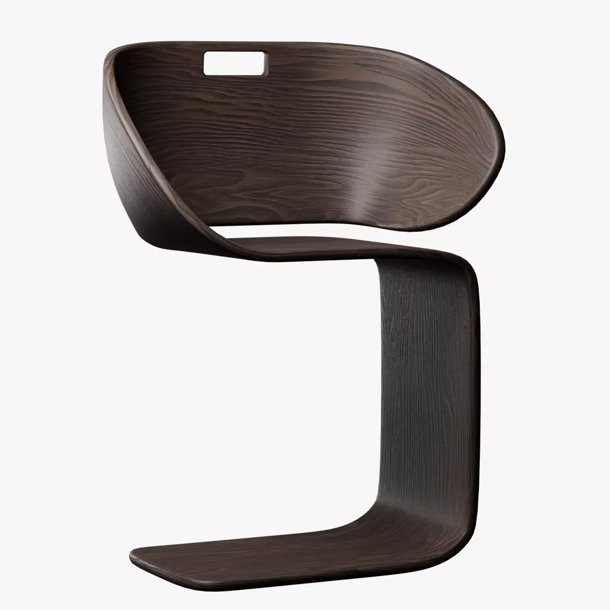 Lamed chair Rodolphe Pauloin Free low-poly 3D model