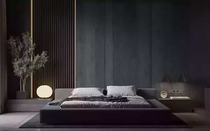 Sadivii Bedroom scene sale 3D model