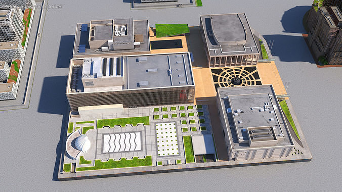 Lincoln Center 3D model 2