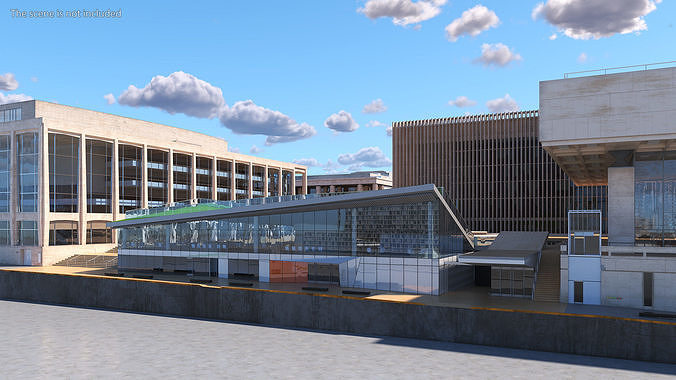 Lincoln Center 3D model 5