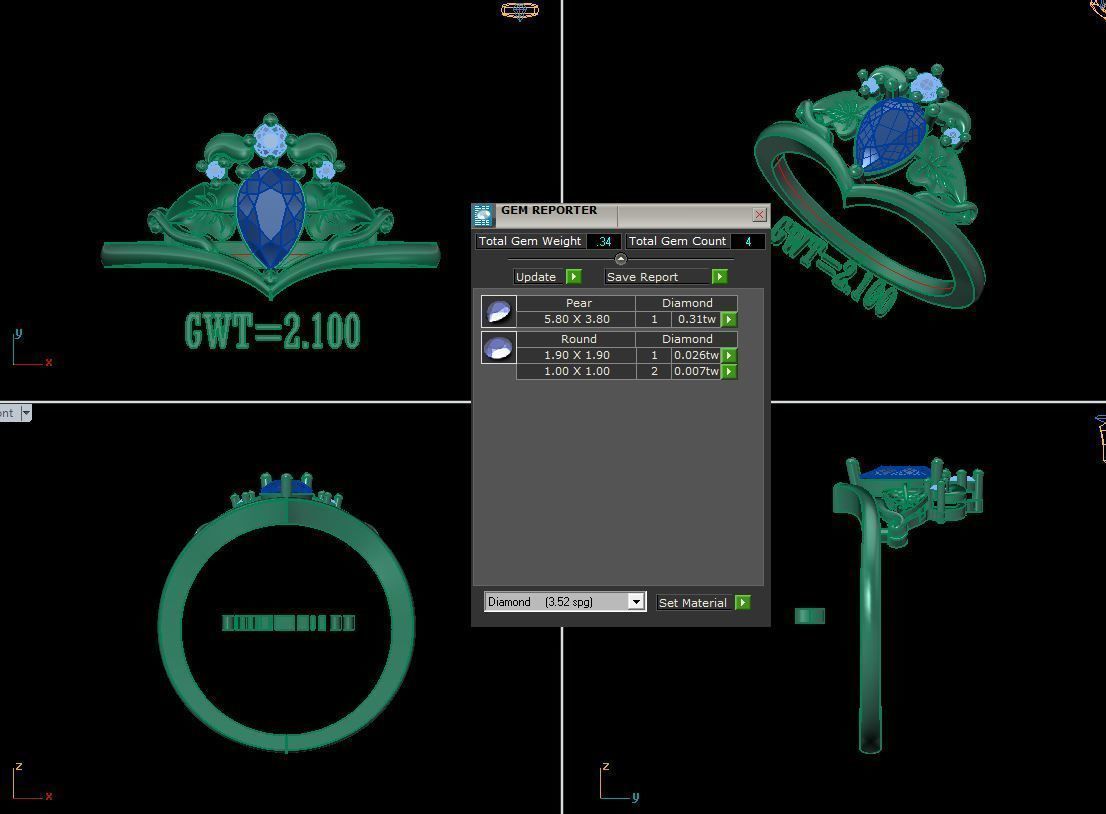 FASION RING 3D model_3