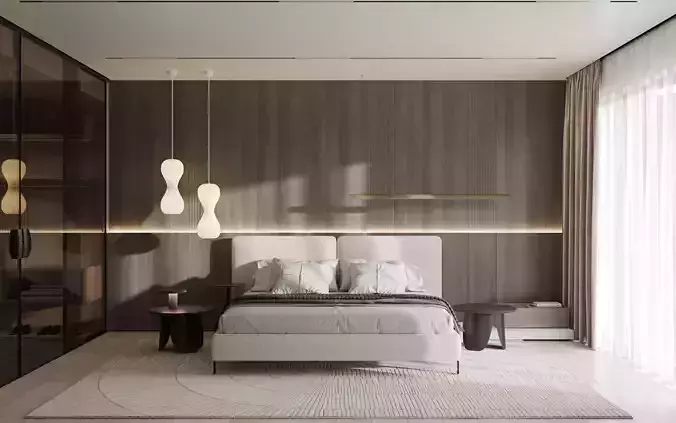 Luxury master bedroom