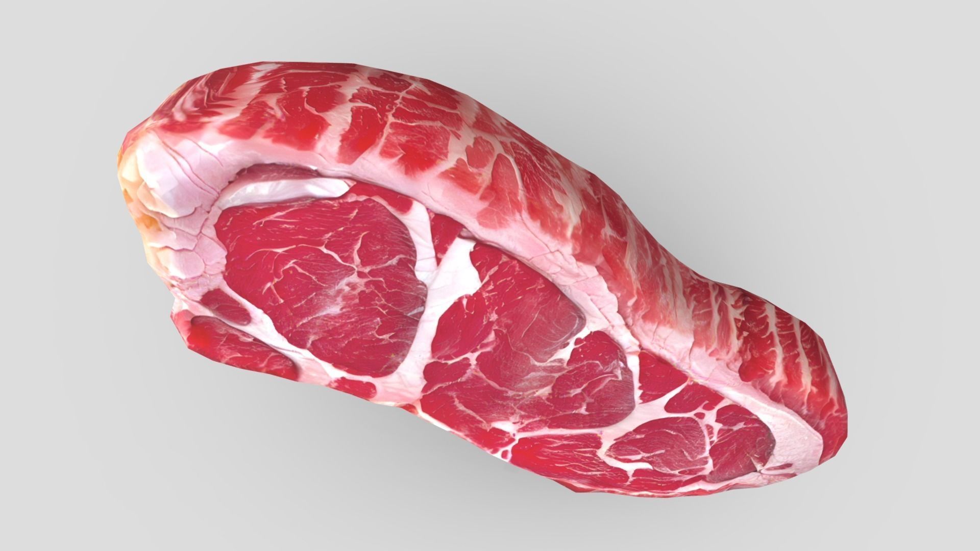 Raw Steak 2 Low-poly 3D model_3