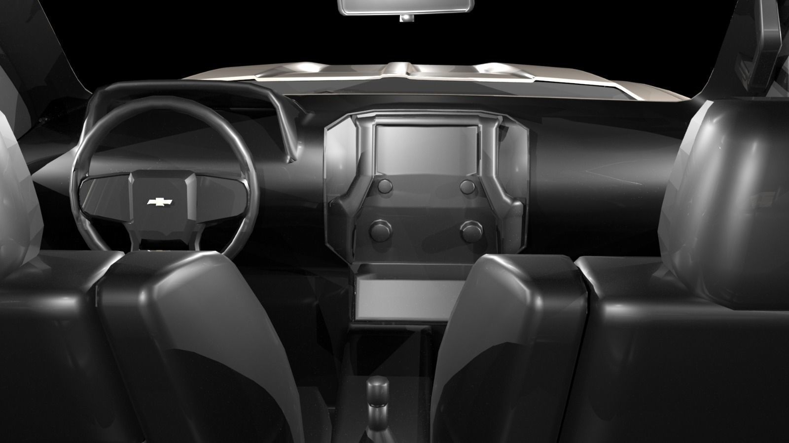 Chevrolet Silverado LT 2024 3D Model 3D print model_4