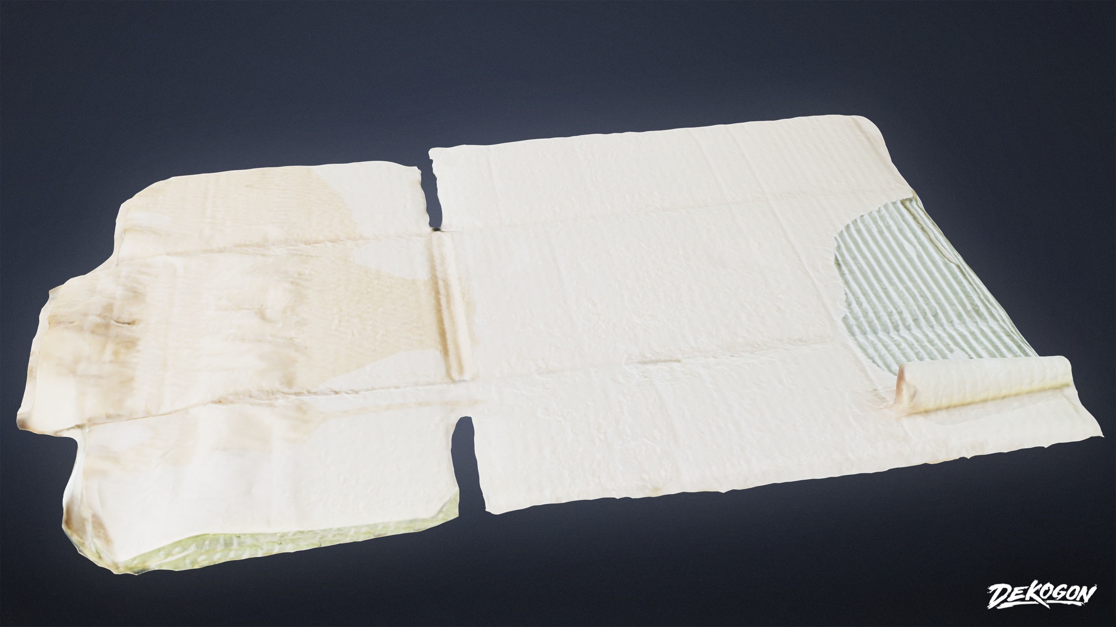 TRASH - Cardboard Trash 01 - LOW POLY AND NANITE Low-poly 3D model_3