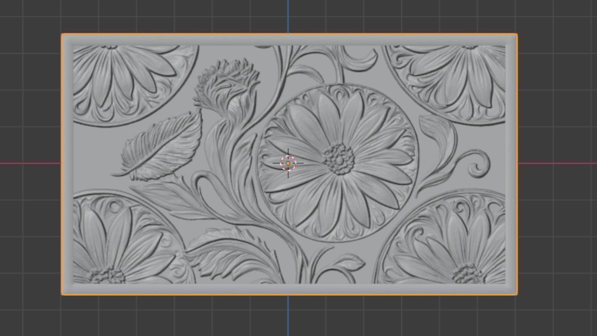 Modern Wall Panel Relief for CNC and 3D Printing 01 3D print model_7