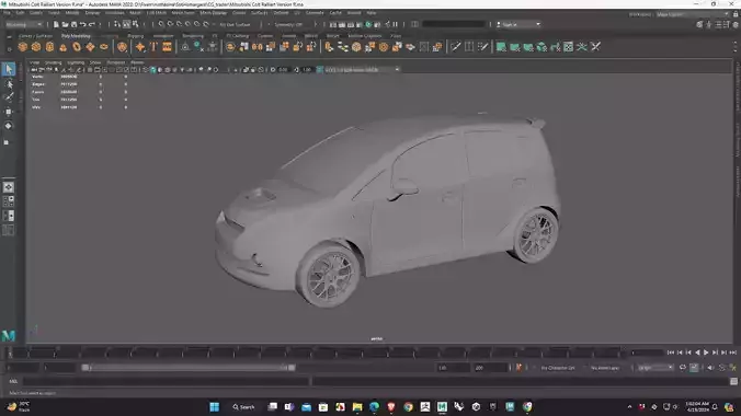 Colt Ralliart Version R printing ready model 3D print model Colt Ralliart Version R printing ready model 3D print model