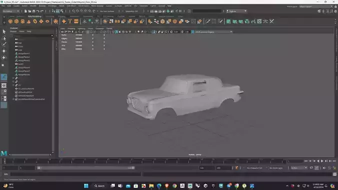 Two Door Studebaker Lark 1959 Body for 3D Print Model 3D print model