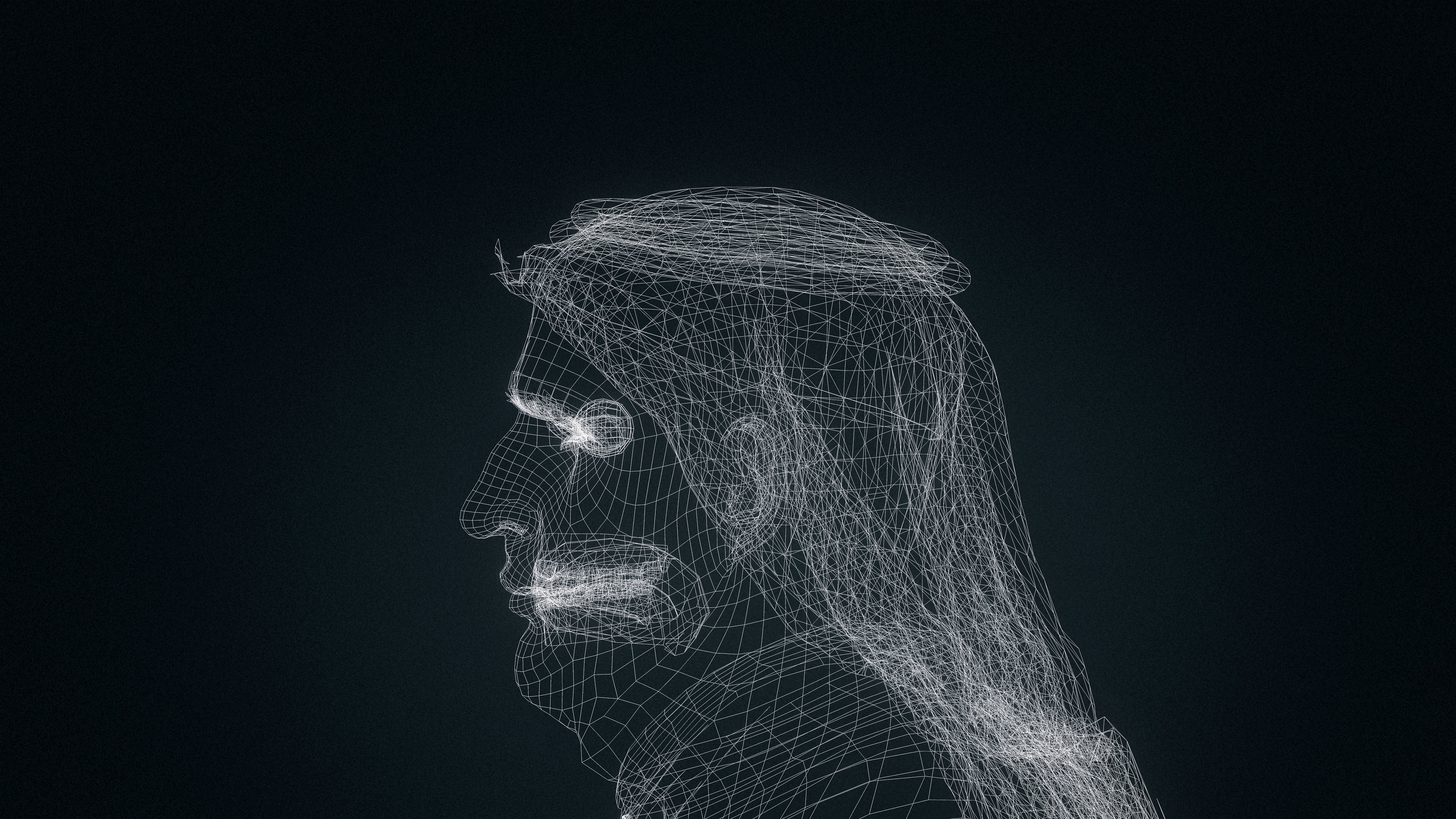 High Quality Realistic Arab Man Overweight Low-poly 3D model_26