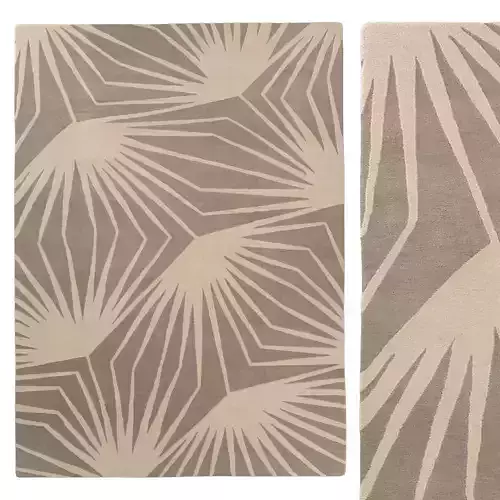 Stingray Neutral rug