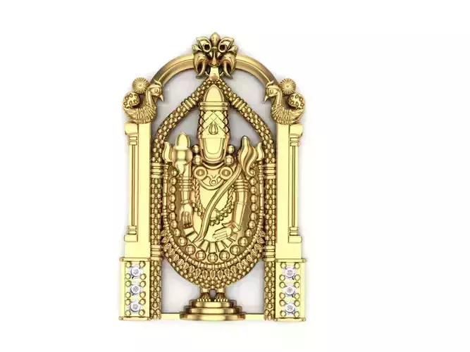 THIRUPATHI BALAJI PENDANTS 3D print model