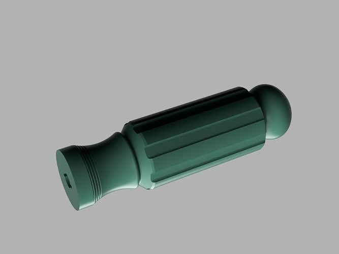 Screwdriver Hand Free 3D print model