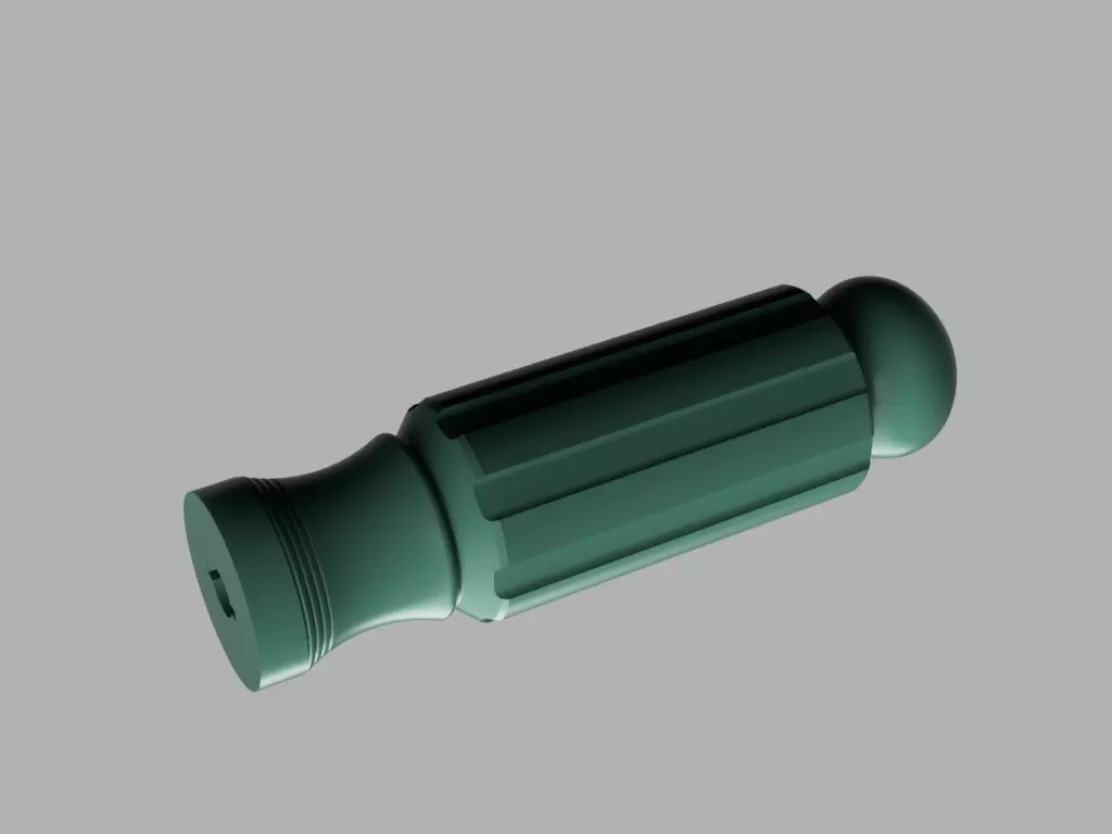 Screwdriver Hand Free 3D print model_0