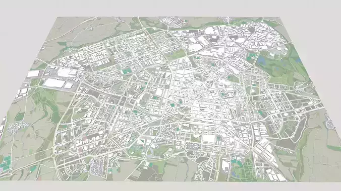 Cityscape Vitoria Gasteiz Spain