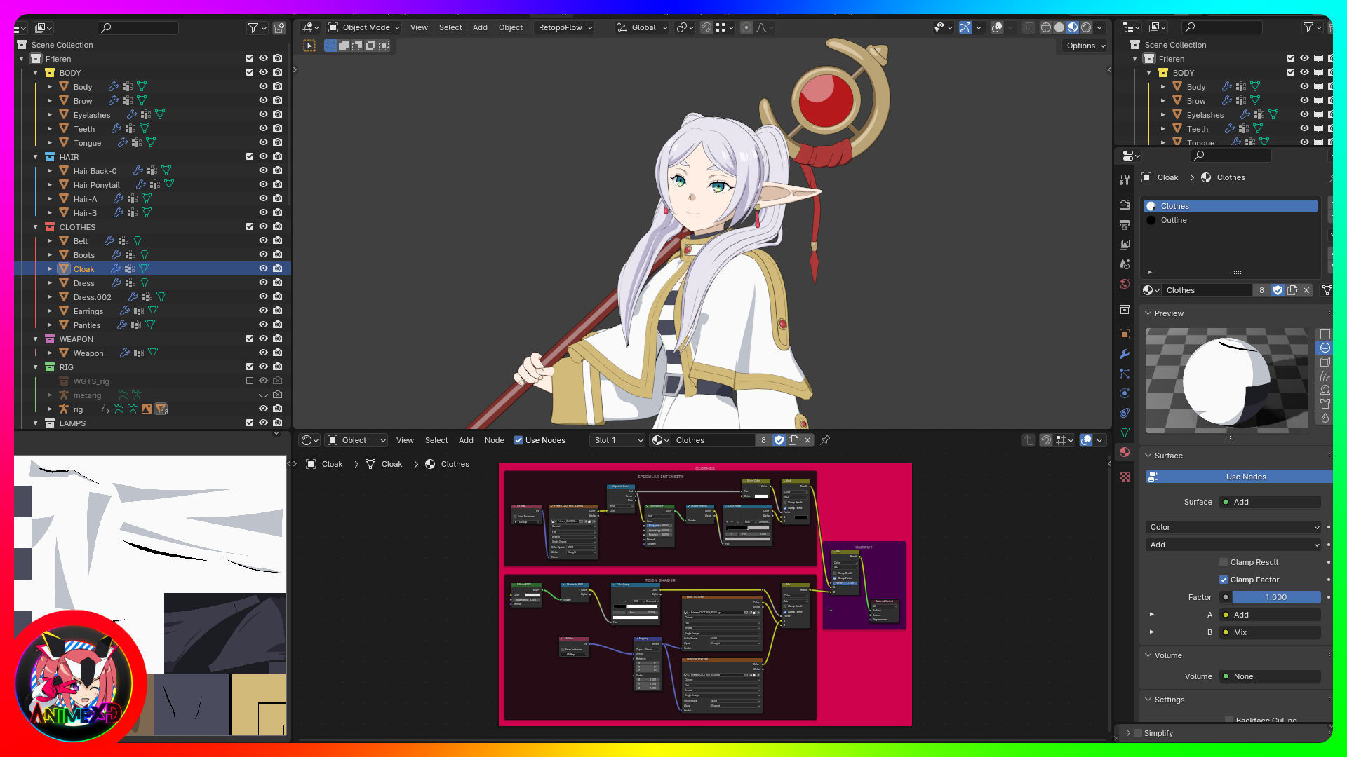 Frieren - Frieren Beyond Journeys End - 3D Model Blender 3D model_13