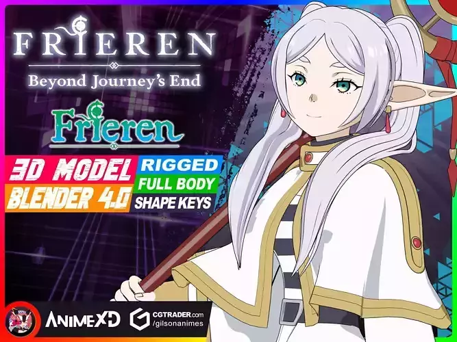 Frieren - Frieren Beyond Journeys End - 3D Model Blender 3D model